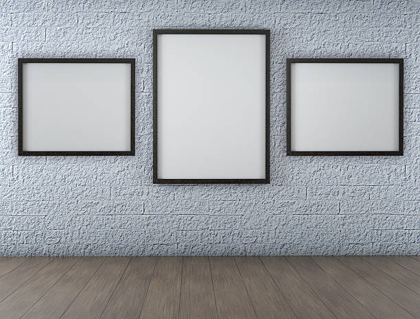 istock White Blank Poster in old brick wall and wooden floor 637031514