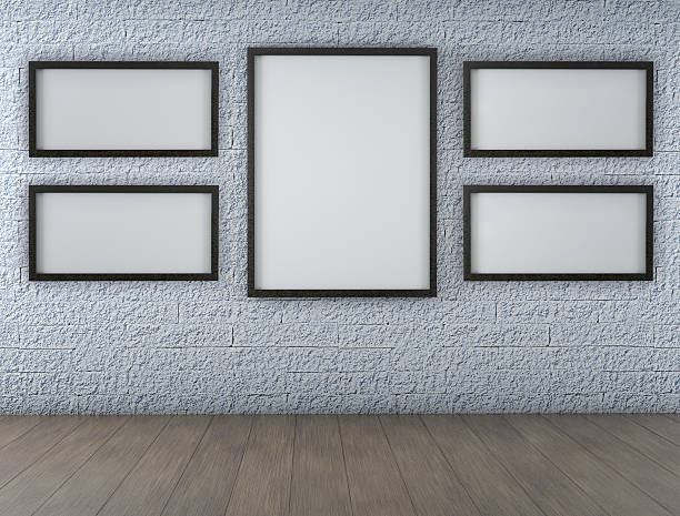 istock White Blank Poster in old brick wall and wooden floor 637031596