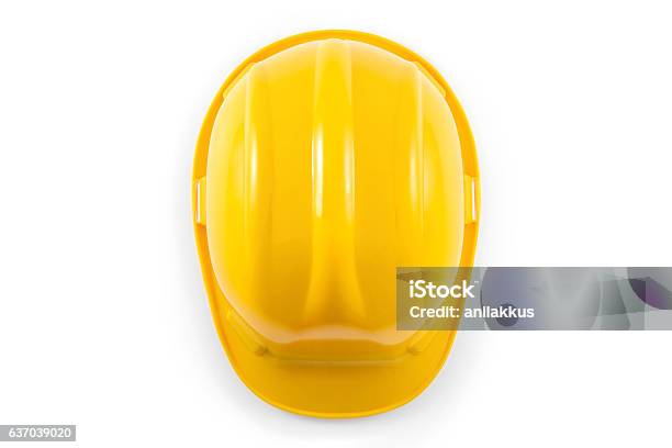Safety Helmet Stock Photo - Download Image Now - Hardhat, Work Helmet, Cut Out