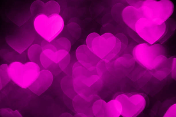 istock pink heart bokeh background photo, abstract holiday backdrop 637040988