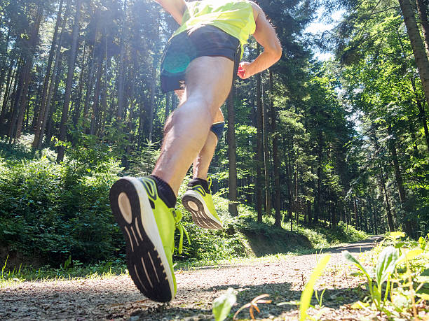 istock Male runner starting to run and accelerating 637041692