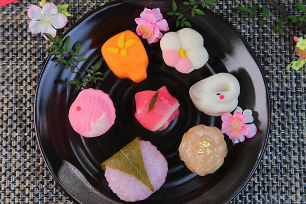 istock Japanese confectionery 637043822
