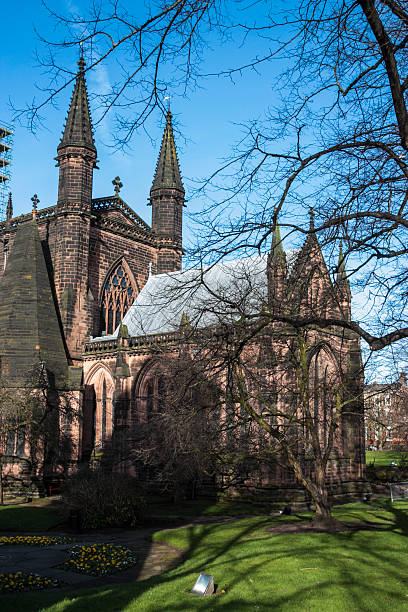 chester 캐서드럴  - chester england chester cathedral uk england 뉴스 사진 이미지