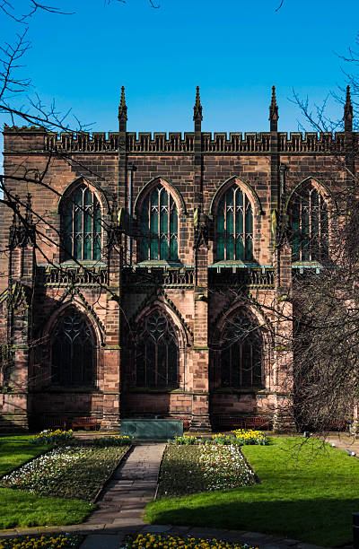 chester 캐서드럴  - chester england chester cathedral uk england 뉴스 사진 이미지