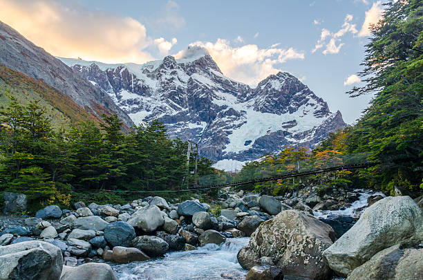 istock Scenic view on the Torres del Paine trek 637051476