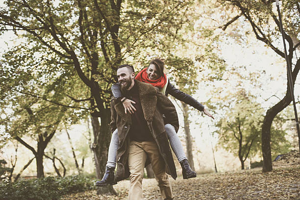 istock Couple in the park. 637055042