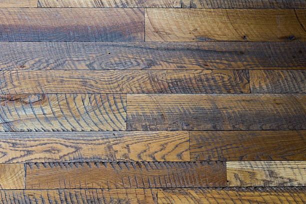 détail du plancher en bois - weatherd photos et images de collection