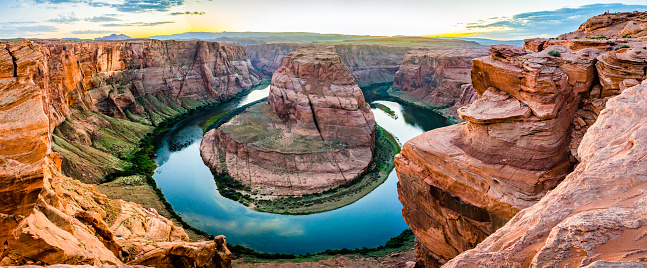 Horseshoe Bend in the USA panorama