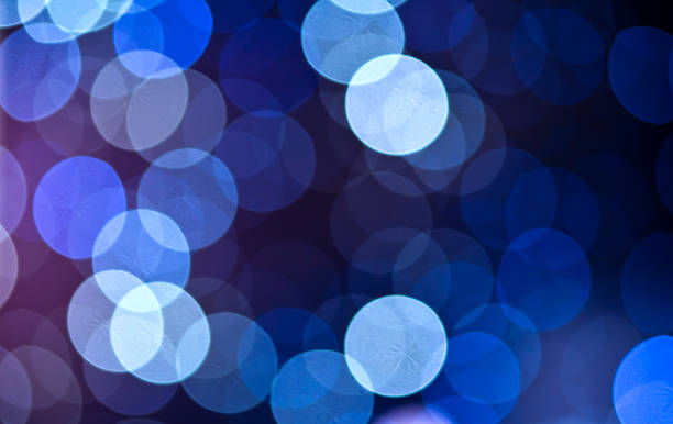 istock Christmas festive abstract holidays background with bokeh defocused lights and 637056802