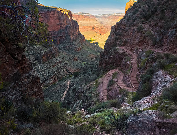 istock Narrow walkway down to the Colorado river 637060080