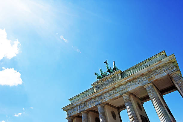 istock Brandenburg in blue, Berlin, Germany 637063064