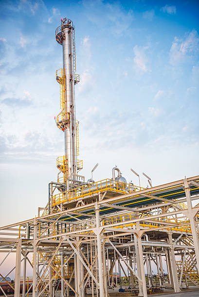 istock Natural gas factory 637065864
