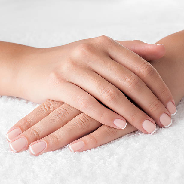 istock Manicured woman hands 637070256