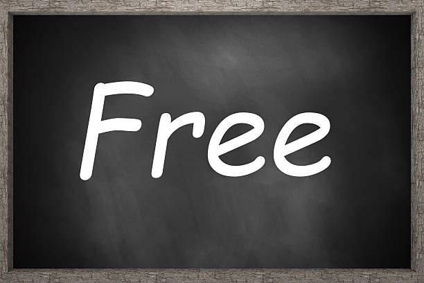 black chalkboard free 3D Illustration