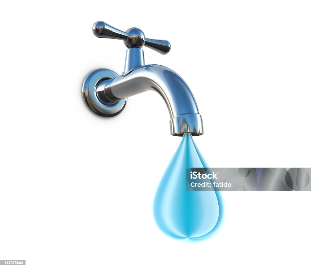 Vòi Nước Chrome 3d Nhỏ Giọt Hình ảnh Sẵn có - Tải xuống Hình ảnh ...