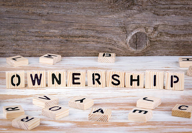 istock Ownership from wooden letters 637080882