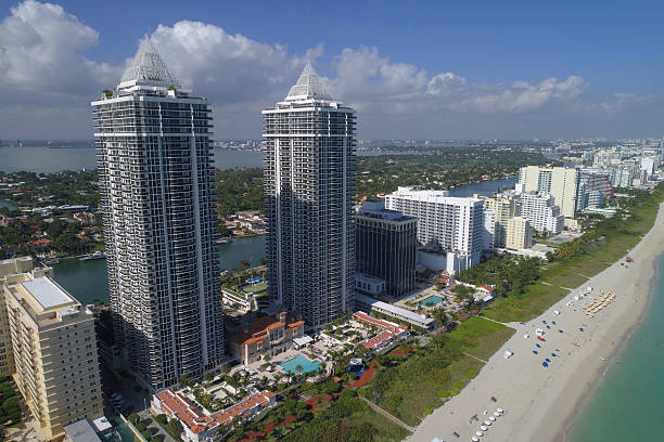 istock Aerial Miami Beach beachfront condos 637081842