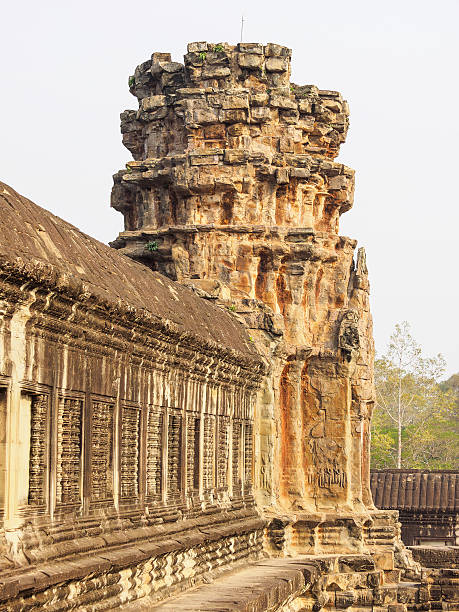 ангкор-ват, камбоджа. - destrination стоковые фото и изображения