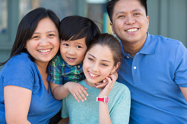istock HAppy Family of four 637088312