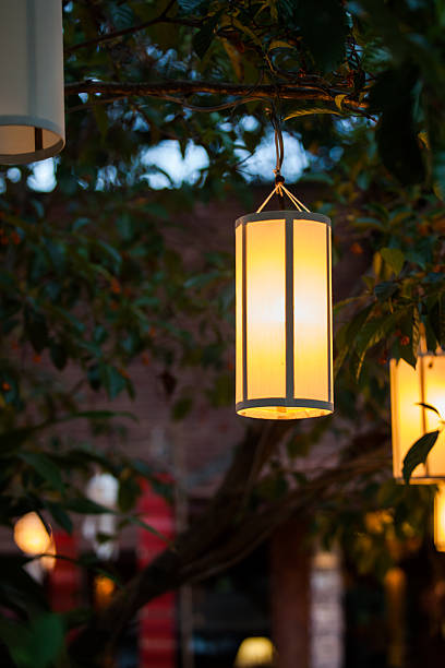istock colorful lanterns light in thai festival. 637091588
