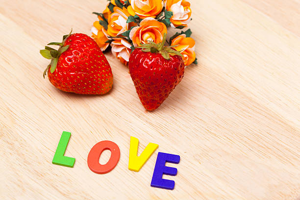 istock I Love You and Strawberry 637091716