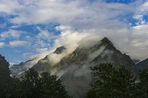 istock mountains at the riverside of the Brahmaputra river 637095694