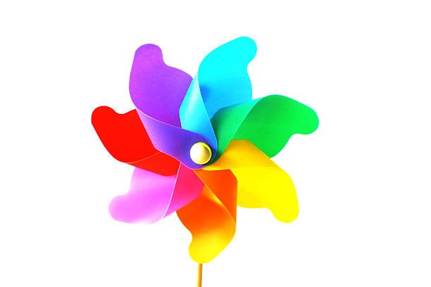istock mixed color pinwheel toy fan 637102040