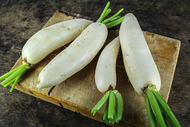 istock fresh slices white radish, healthy vegatable 637103256