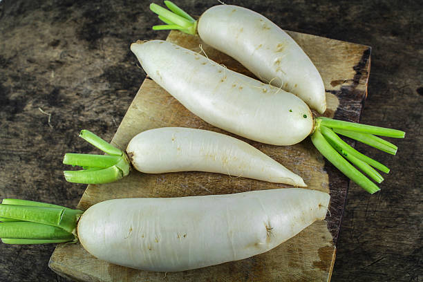 istock fresh slices white radish, healthy vegatable 637103292