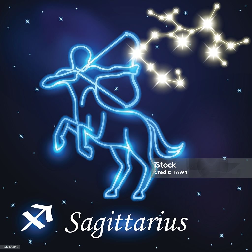 Biểu Tượng Ánh Sáng Của Bắn Cung Nhân Mã Cho Nhân Mã Của Cung ...