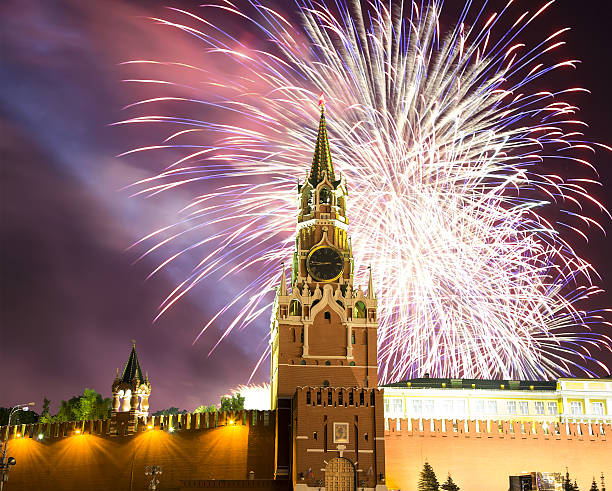 istock Fireworks over the Moscow Kremlin, Russia 637106592