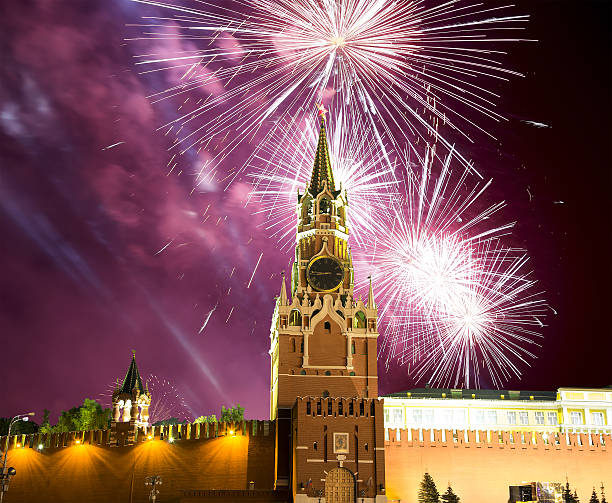istock Fireworks over the Moscow Kremlin, Russia 637106700