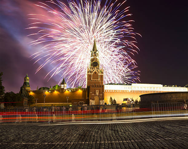 istock Fireworks over the Moscow Kremlin, Russia 637106808