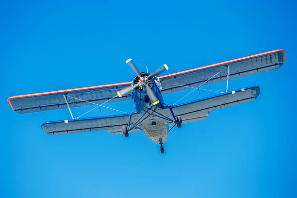 istock wide-body plane is flying in blue sky 637107716