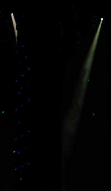istock Defocused entertainment concert lighting on stage 637110410