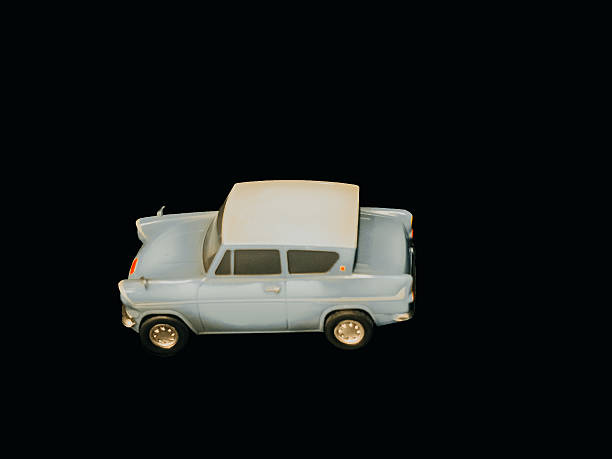 istock old blue car toy with black isolated background 637112632