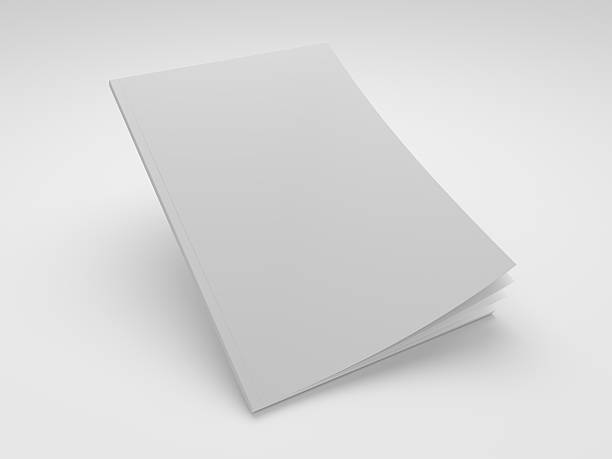 istock Blank magazine 3D illustration mockup 637119002