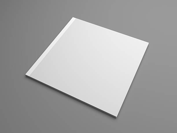 istock Square 3D illustration brochure cover mock-up 637119104