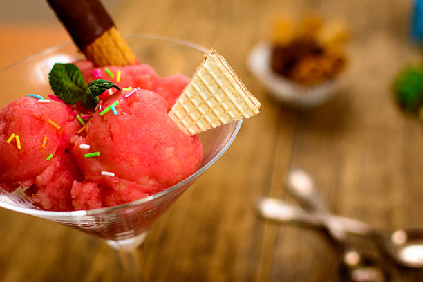Strawberry ice cream