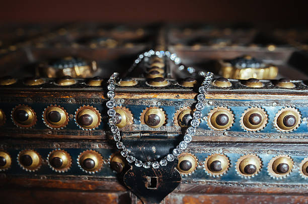 istock bride necklace on an antique trunk 637120260