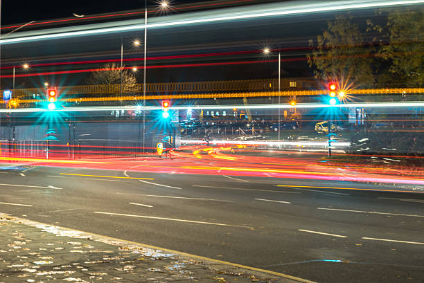 istock Night View of UK Motorway Highway 637121722