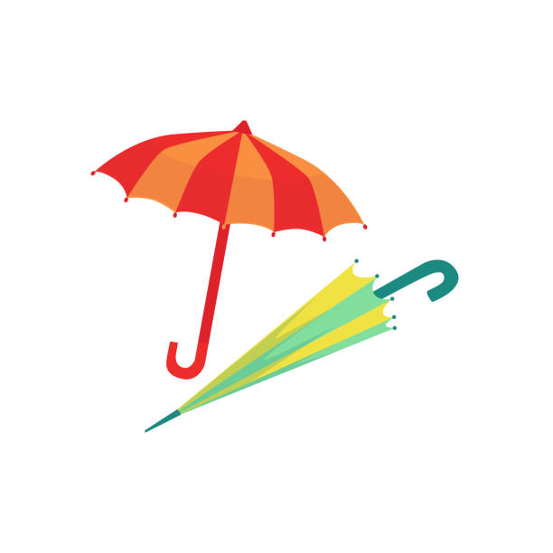 123 Red Umbrella Closed Illustrations & Clip Art - iStock