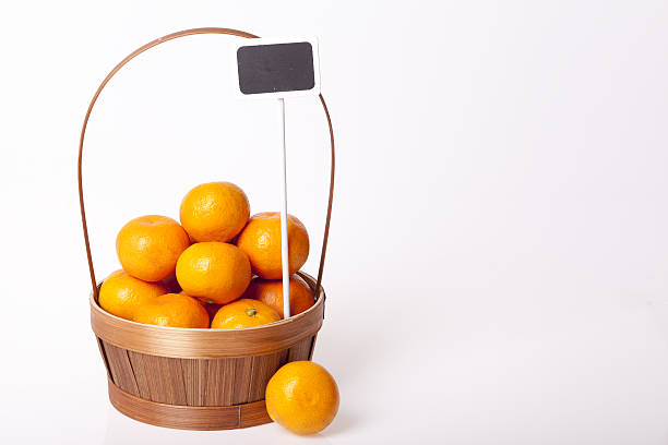 tangerine fresh fruit for advertising on the table