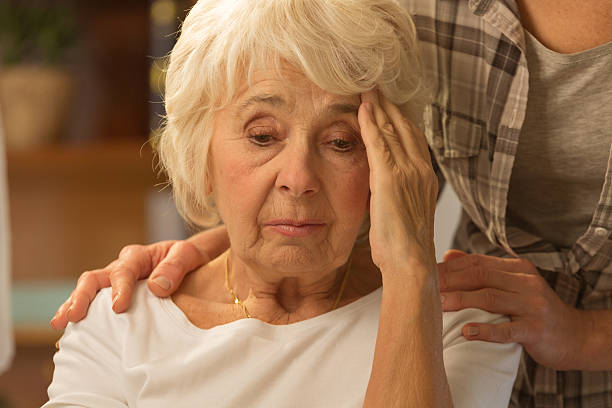 istock Senior woman feeling discomfort 637128472