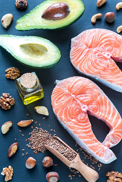 istock Food with Omega-3 fats 637135892