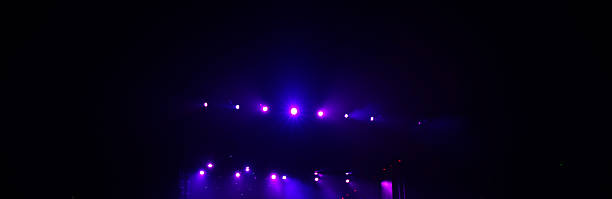 istock Defocused entertainment concert lighting on stage 637136420