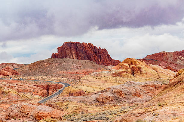 parque estatal del valle de fuego, nevada - moapa valley fotografías e imágenes de stock