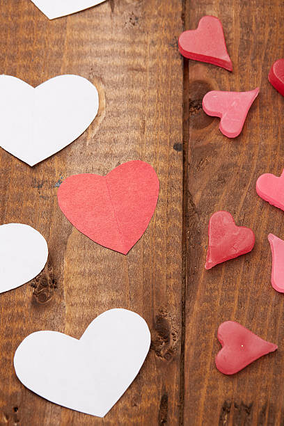 istock paper hearts on Valentine's Day 637139668