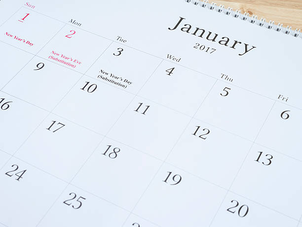 istock January on white calendar page 1 637143650