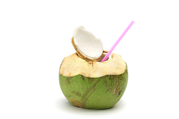 istock Coconut Ripe and tasty isolated on white background 637144244